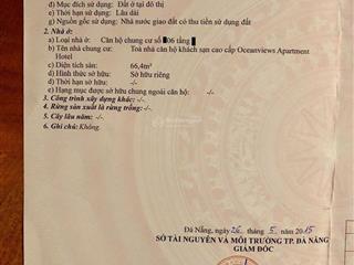 Ngộp bank bán cắt lỗ căn 2pn biển 77.8m2, sổ vĩnh viễn, tặng full nội thất, cho thuê 30 tr/tháng