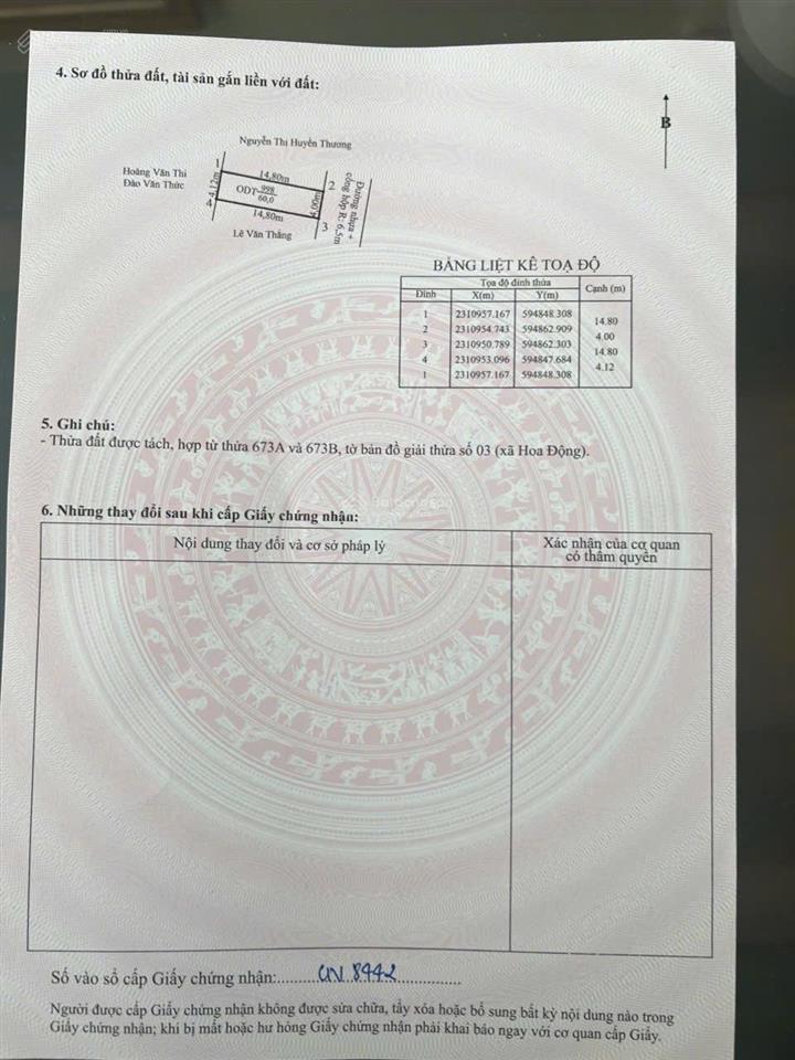 Bán đất mặt đường nhựa hoa động thuỷ nguyên hải phòng