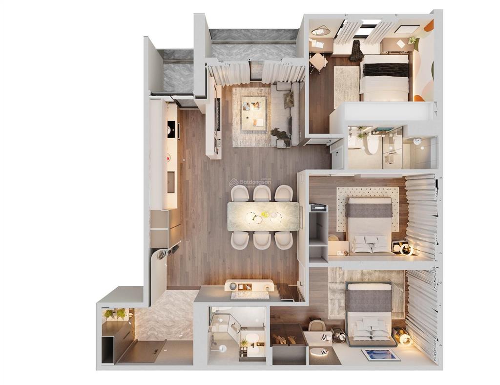 Bán căn hộ chung cư cao cấp 104m2 nhiều tiện ích tại đường nguyễn đình tứ, bắc từ liêm, hà nội