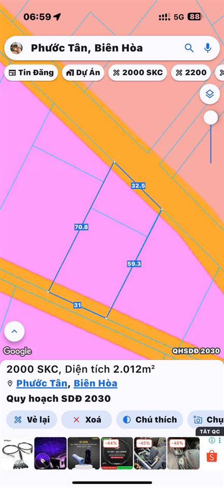 Bán đất full SKC ngay đường Chu Mạnh Trinh
Phước Tân, Biên Hoà-0909808615