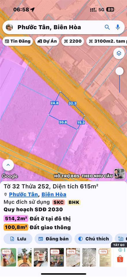 Bán đất full SKC ngay đường Chu Mạnh Trinh
Phước Tân, Biên Hoà-0909808615