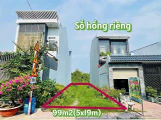 Cần bán gấp lô đất 99m2 giá 850tr ở đường bà thiện xã nhuận đức củ chi ngay chùa sổ hồng riêng