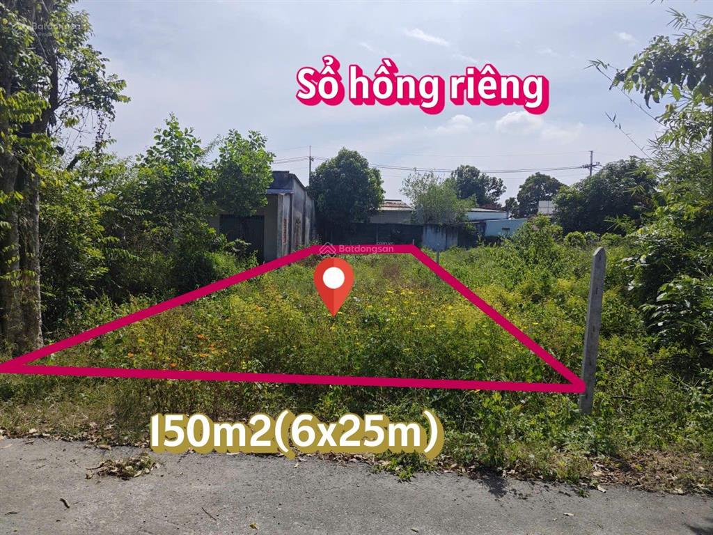 Bán gấp lô đất 150m2 giá 950 triệu ngay đường võ văn điều xã phước thạnh , củ chi gần trường học.