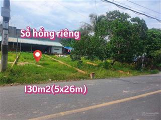 Cần bán gấp lô đất 130m2 giá 850tr ở đường nguyễn thị thạo xã phước hiệp củ chi sổ hồng riêng
