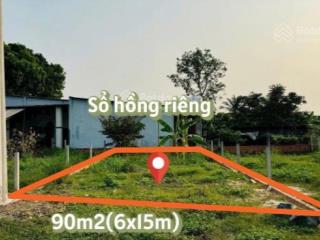 Bán đất 90m² giá 1ty4 đường hồ văn tắng gần bv xuyên á, chợ tân phú trung củ chi, sổ hồng