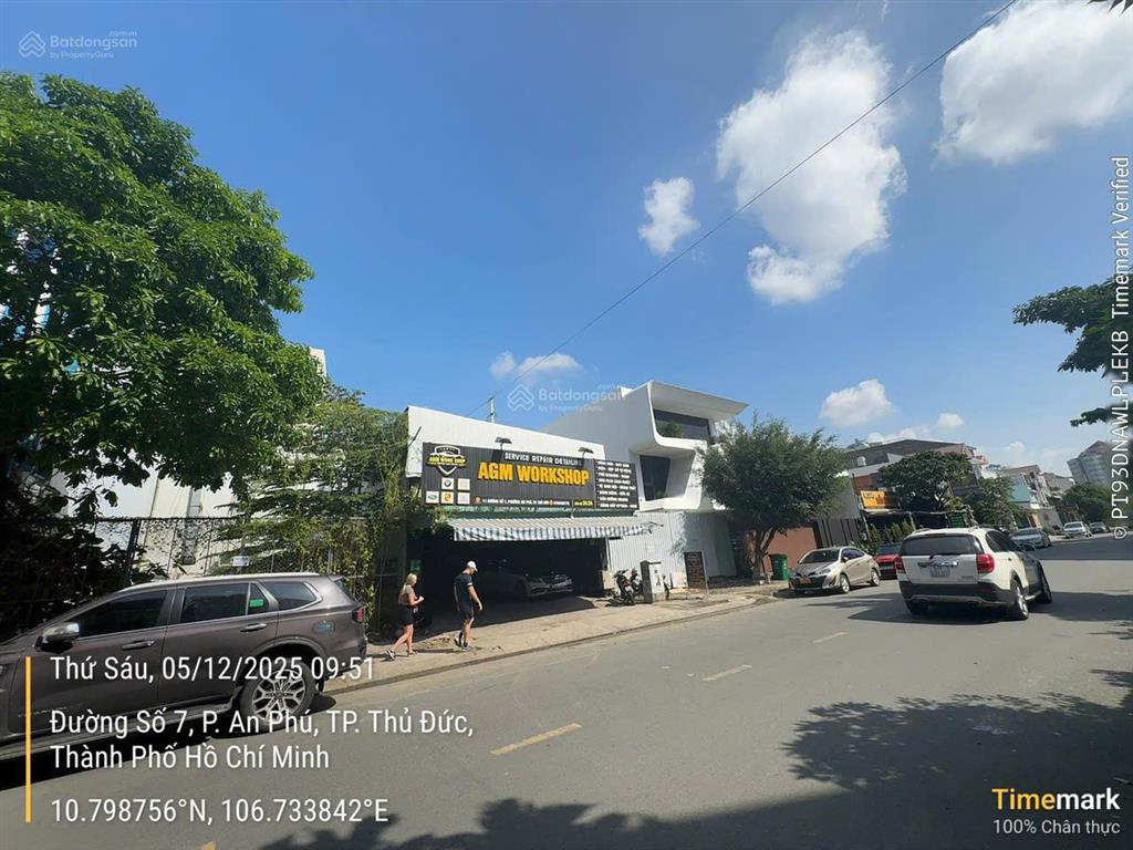 Cơ hội đầu tư đất mặt tiền đường số 7 an phú, ngang 7,5m đẹp tổng 150m2 giá 45 tỷ