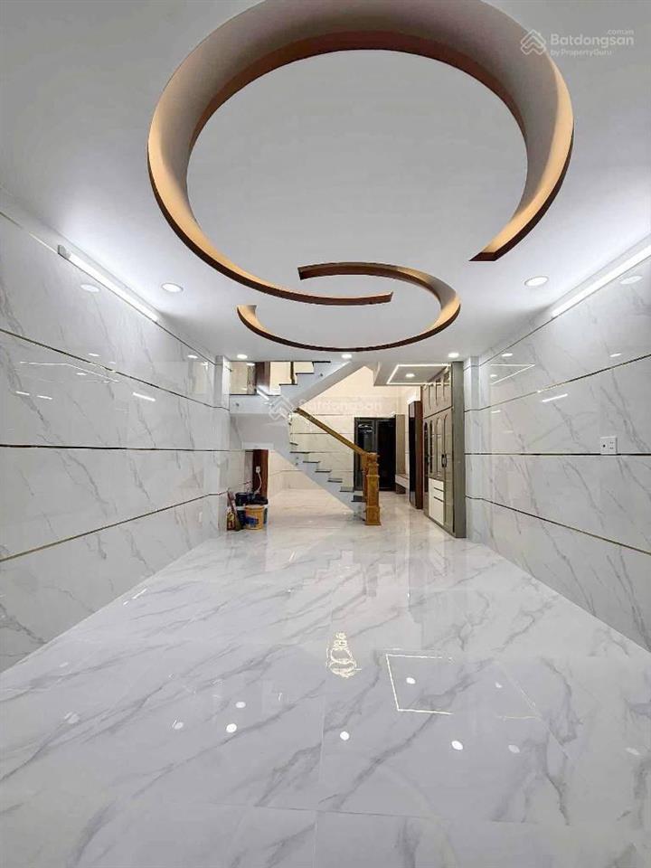 Nhà mới 5 tầng  55m2hẻm oto  dọn vào ở ngay  thiết kế lửng ngược sang trọng