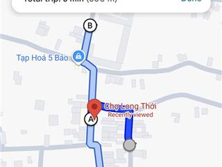 Bán lô đất cách chợ long thới 50m, gần trường học và nhà thờ