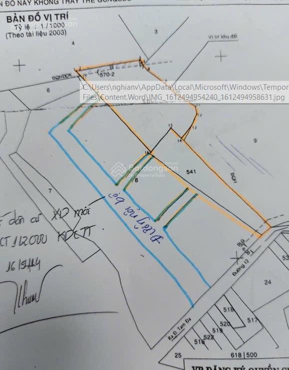 2.000m2 đất phân lô 4 mặt tiền trường thạnh, q9