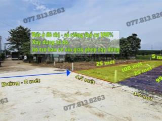 Cần bán lô đất biệt thư 9x20m, đường nhà nước chỉ 400tr