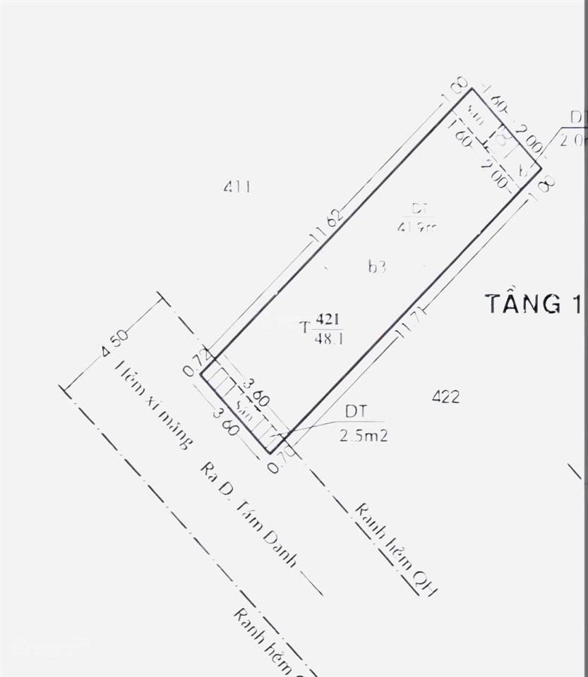 Nhà 3 tầng, hẻm ô tô phạm hùng, p4  gần cầu chánh hưng qua, q5