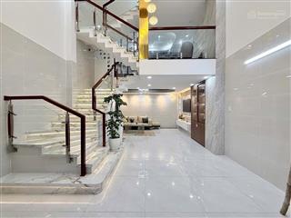 Chỉ 6.38 tỷ nhà đẹp gò vấp, 3pn master, phòng khách lửng cực chất, sân thượng thờ riêng