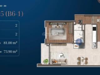 Bán cc đẹp xuất sắc tại the privé, đường song hành, q2, hcm, 119 triệu/m2, 81m2