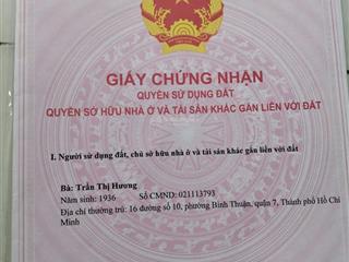 Bán nhà riêng 125m2, 22 tỷ tại đường 10, bình thuận, quận 7, hcm