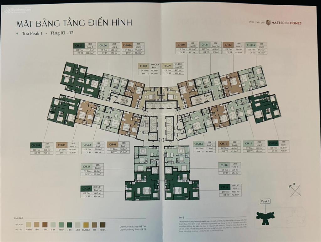 Nhận booking toà peak 1  lumiere essence peak  view hồ, siêu vip, chiết khấu 18%