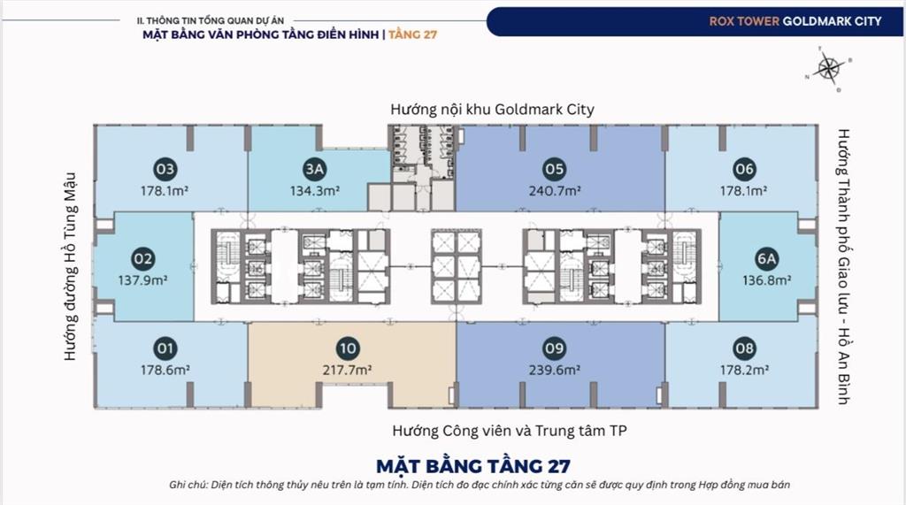 Sở hữu văn phòng dòng tiền ổn định mỗi tháng tại goldmark city! có ngay sổ đỏ từng căn!! giá 5xtr