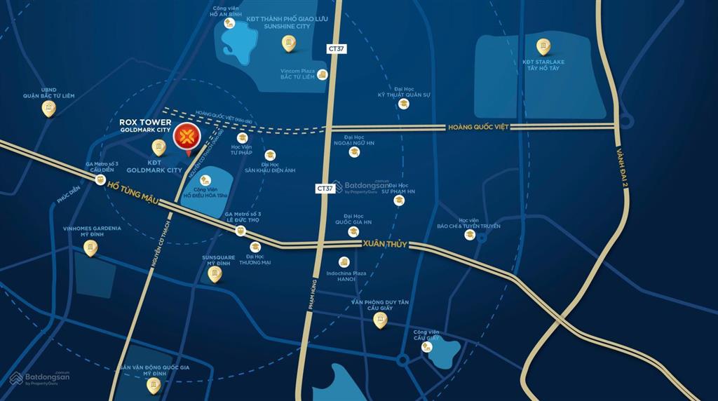 Sở hữu văn phòng dòng tiền ổn định mỗi tháng tại goldmark city! có ngay sổ đỏ từng căn!! giá 5xtr