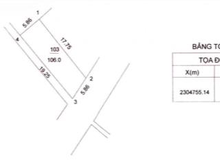 Bán đất trục chính  sát vách vin olympic  106m2