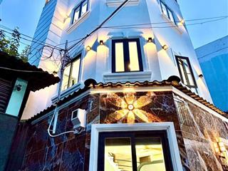 Siêu phẩm duy nhất tại bình thạnh căn góc 2 mặt hẻm 4 tầng btct full nội thât