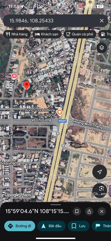 Lô góc 2 mặt tiền giá đầu tư siêu tốt. khu tđc tây nam làng nghề, ngũ hành sơn, đà nẵng