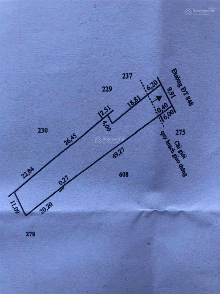 Bán nhà nghỉ, mặt tiền đt 848, gần công viên sa đéc, đồng tháp. dt 829m2, thổ cư 100%