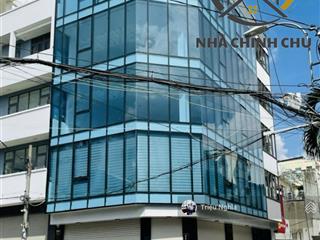 Tòa nhà 2 mặt tiền khu bàu cát diện tích 8x20m trệt 4 lầu cho thuê