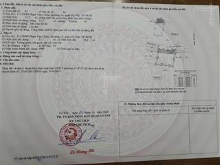 Nhà phạm văn chiêu p14 dt 6x7m 1 lầu