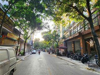 Nhà 2 mặt phố, kinh doanh, ô tô tránh, nhà xây 8 tầng thang máy, vỉa hè trước sau 3m.