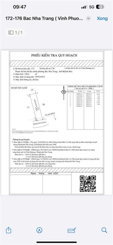 Bán đất nhà vườn bắc nha trang đắc phú, vĩnh phương, 1,425 tỷ, 156.5m2, mặt tiền siêu đẹp, giá rẻ