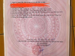 Bán đất tặng nhà cấp 4, tỉnh lộ 329 gần chợ xuyên mộc