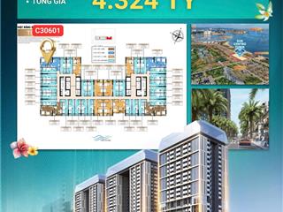 Bán cc sun centro town, bãi cháy, 4,3 tỷ, 60,8m2, view đẹp