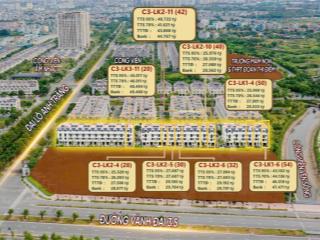 Chỉ từ 8,5 tỉ sở hữu ngay shophouse 2 mặt tiền độc nhất phân khu măng cầm tại an lạc green symphony