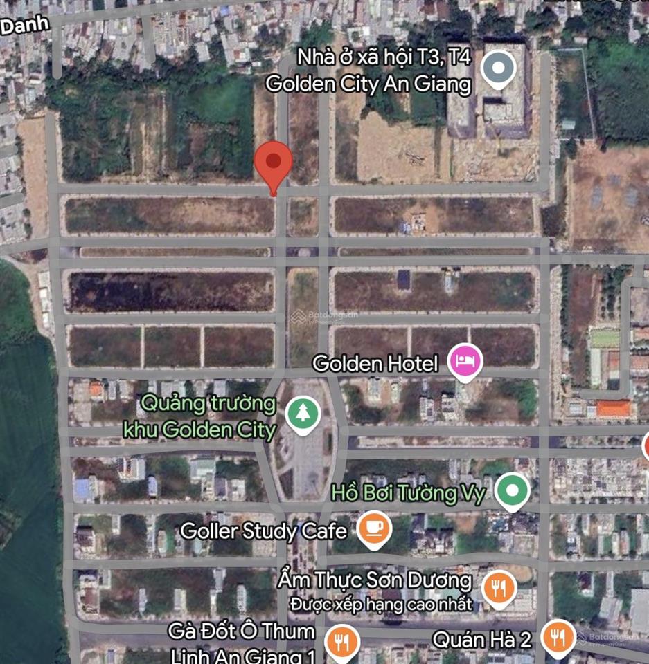 Bán nền giá siêu tốt tại khu golden city long xuyên