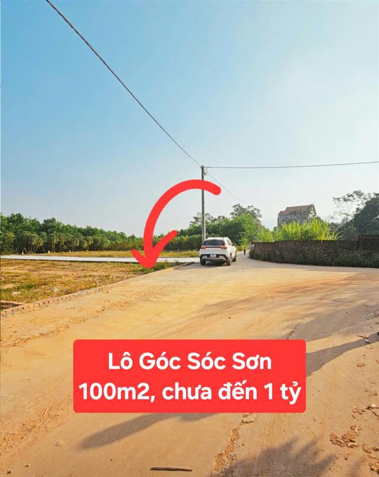 🔥 BÁN ĐẤT TRUNG GIÃ – SÓC SƠN  100M² FULL THỔ CƯ  CHỈ NHỈNH 900 TRIỆU