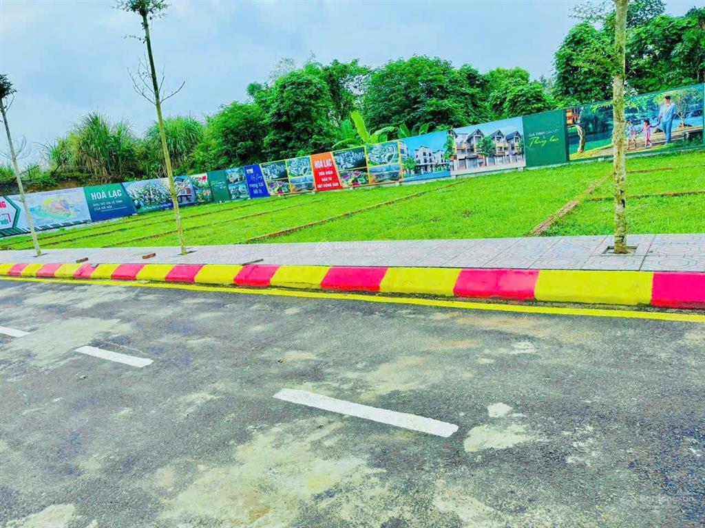 Chỉ 3,15 tỷ lô góc diện tích 100m mặt tiền 6,5m ngay phú cát hòa lạc đi bộ ra tuyến metro số 5