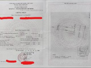 Bán nhà chính chủ quận 11, giá tốt thương lượng, phù hợp xây mới theo ý thích.