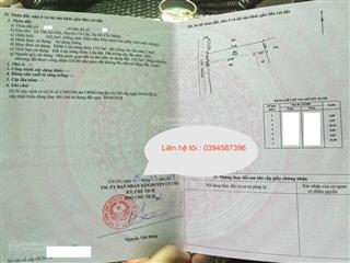 Chính chủ gửi bán lô đất dt 162m2 nằm ở đường nguyễn văn hoài, xã tân an hội, huyện củ chi