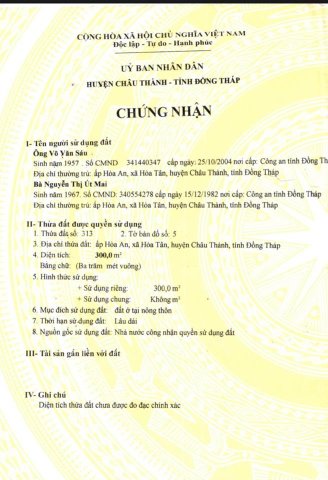 Nhà vườn 2000m2 chính chủ tại hòa tân, đồng tháp