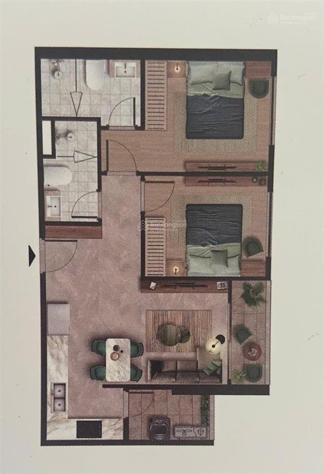 The emerald 68 1 phòng ngủ chuyển nhượng giá tốt 1 tỷ 950