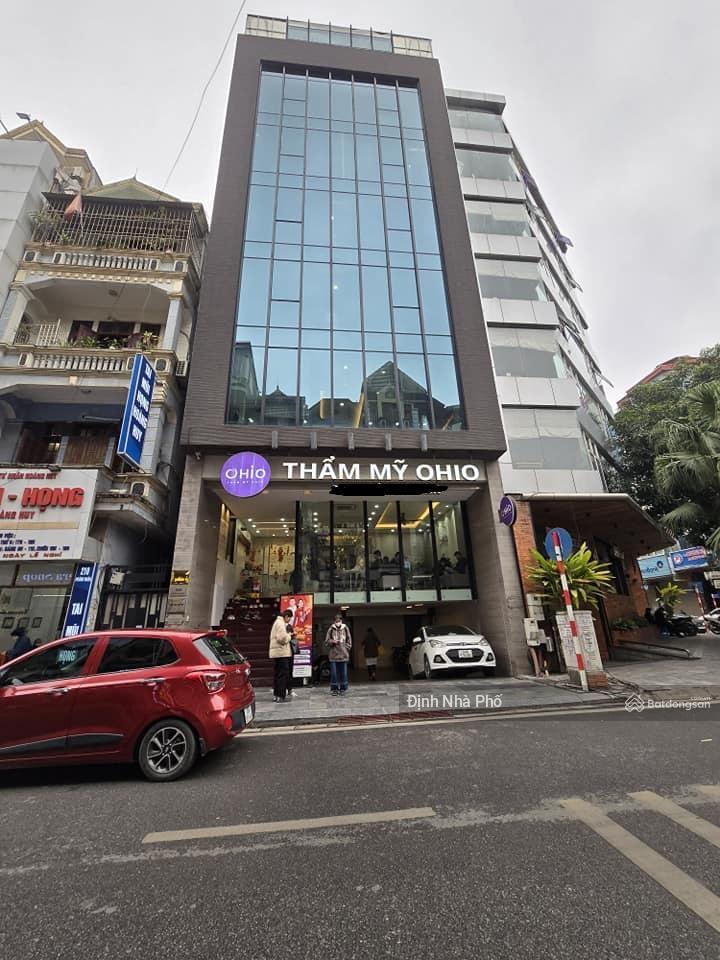 Bán nhà mặt phố hoàng ngân  96mx6t mặt tiền 6.9m  vị trí ngay ngã tư lê vân lương  kd đỉnh