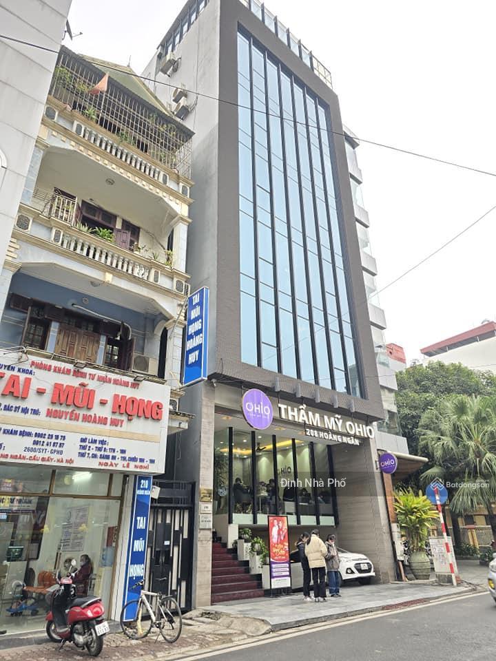 Bán nhà mặt phố hoàng ngân  96mx6t mặt tiền 6.9m  vị trí ngay ngã tư lê vân lương  kd đỉnh