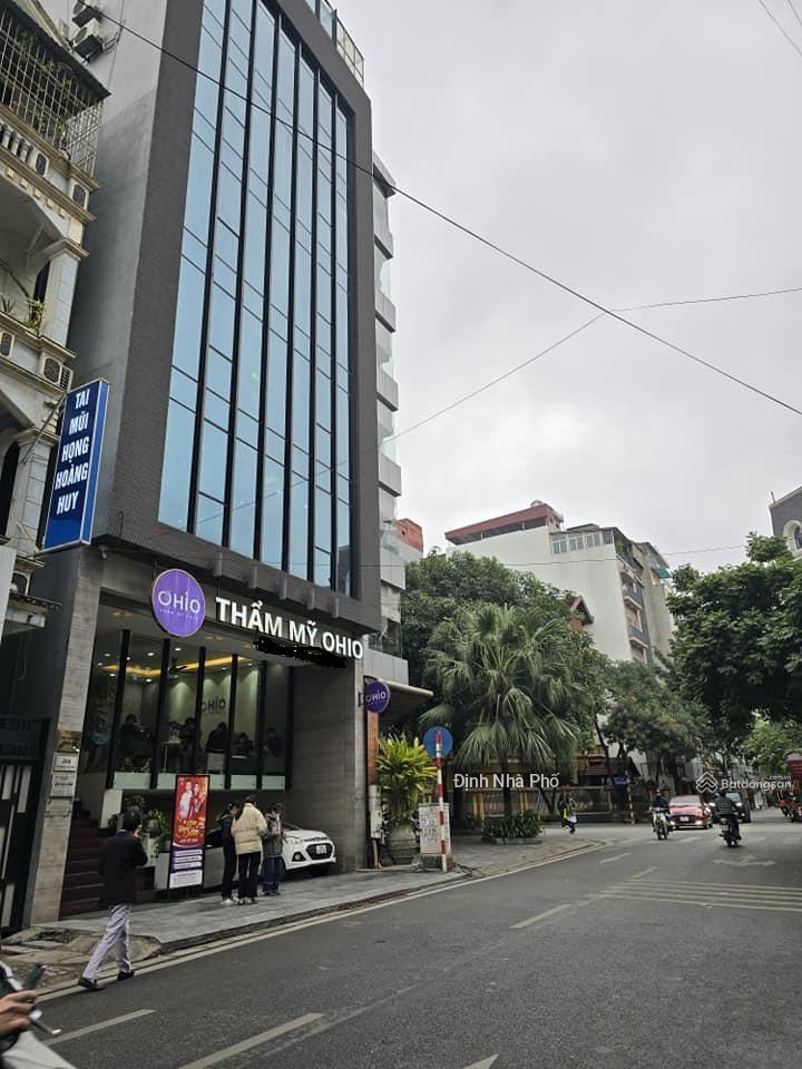 Bán nhà mặt phố hoàng ngân  96mx6t mặt tiền 6.9m  vị trí ngay ngã tư lê vân lương  kd đỉnh