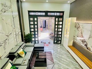 Nhà đẹp lung linh 3 tầng 4pn hẻm ô tô quay đầu, thạnh lộc 57, gần hà huy giáp giá chỉ 4.75tỷ