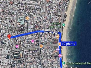 Cần bán lô đất thổ cư mặt tiền trương định  mân thái, sơn trà  cách biển 300m