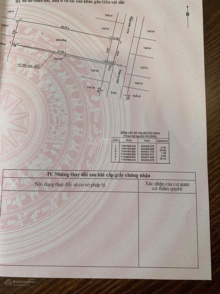 Bán gấp đất nền 154m2 tại bạch đằng, p 15, bình thạnh, 16,5 tỷ