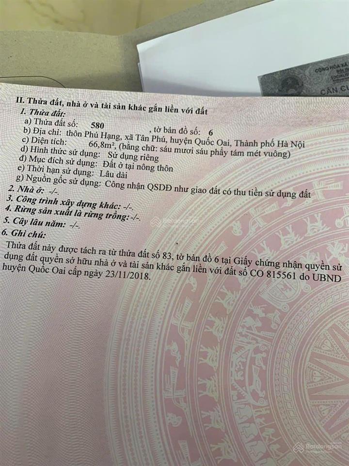 Chính chủ cần tiền trả nợ bán gấp lô đất 2 mặt thoáng, giá siêu hời