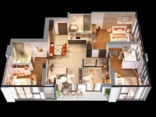 Sở hữu ngay 3pn căn góc ngắm trọn thành phố và đường tàu điện chỉ 13 tỷ 897 triệu sun feliza suites