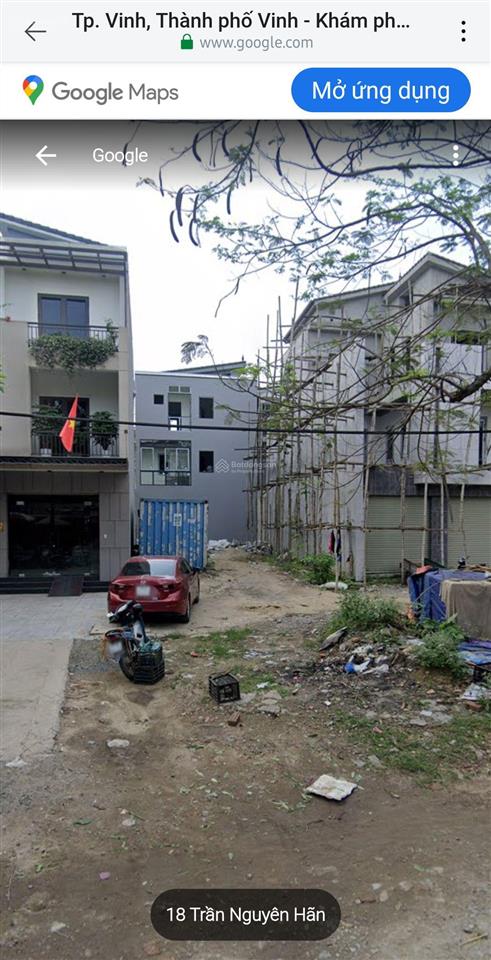 Chính chủ bán lô đất lk 75tr/m2 (7.5m trần nguyên hãn sổ đỏ cienco4) cung càn