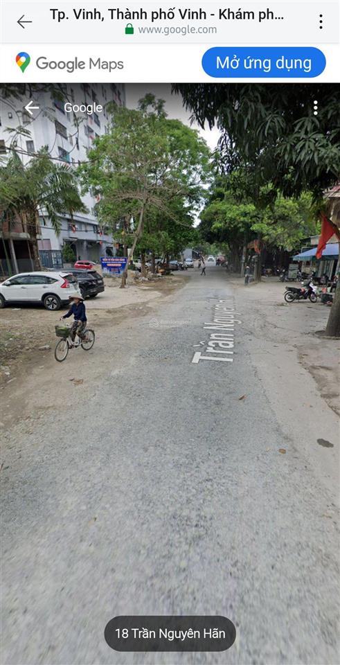 Chính chủ bán lô đất lk 75tr/m2 (7.5m trần nguyên hãn sổ đỏ cienco4) cung càn