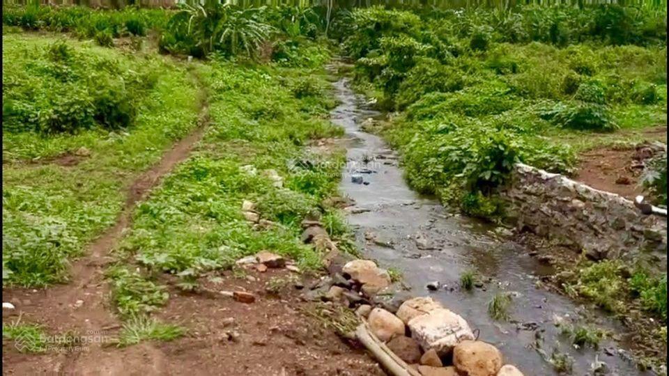 Bán đất phường an lộc 2200m2 chỉ 380 triệu mặt tiền đường 48m sổ hồng riêng có suối bên cạnh